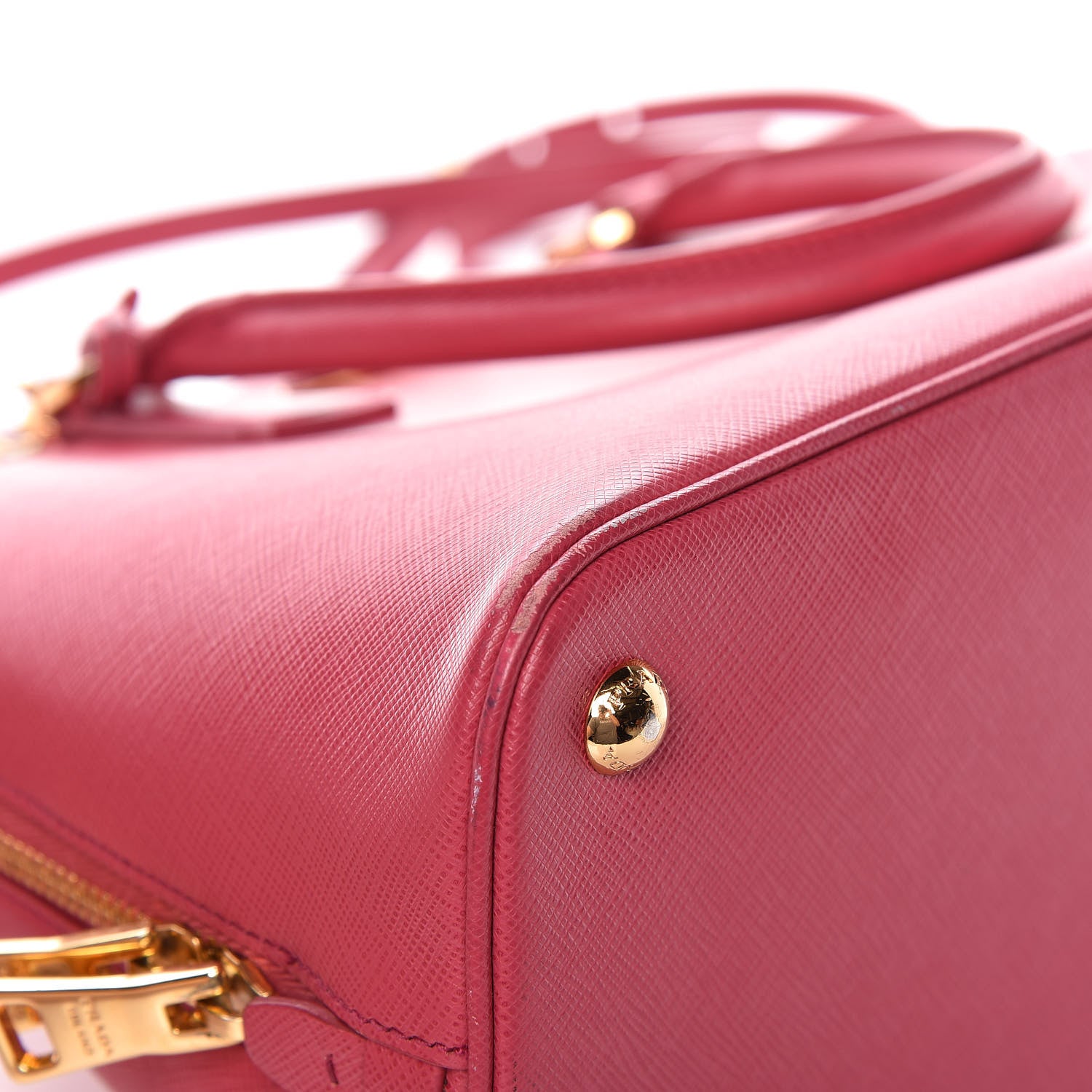 Prada Saffiano Lux Medium Promenade Tote Peonia 10 of 20