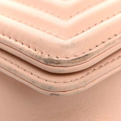 Chanel Lambskin Quilted Boy Flap Light Pink 12 of 18