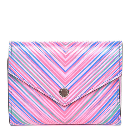 Louis Vuitton Epi Tropical Victorine Wallet Blue Rose 1 of 8