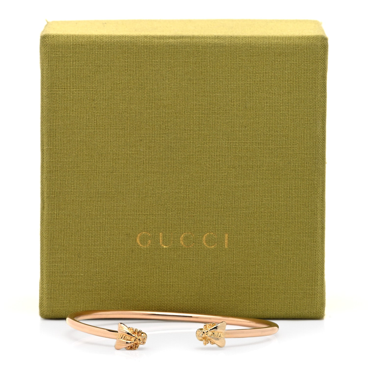 Gucci 18K Rose Gold Le Marche des Merveilles Bee Cuff Bracelet 5 of 5