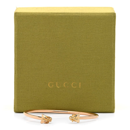 Gucci 18K Rose Gold Le Marche des Merveilles Bee Cuff Bracelet 5 of 5