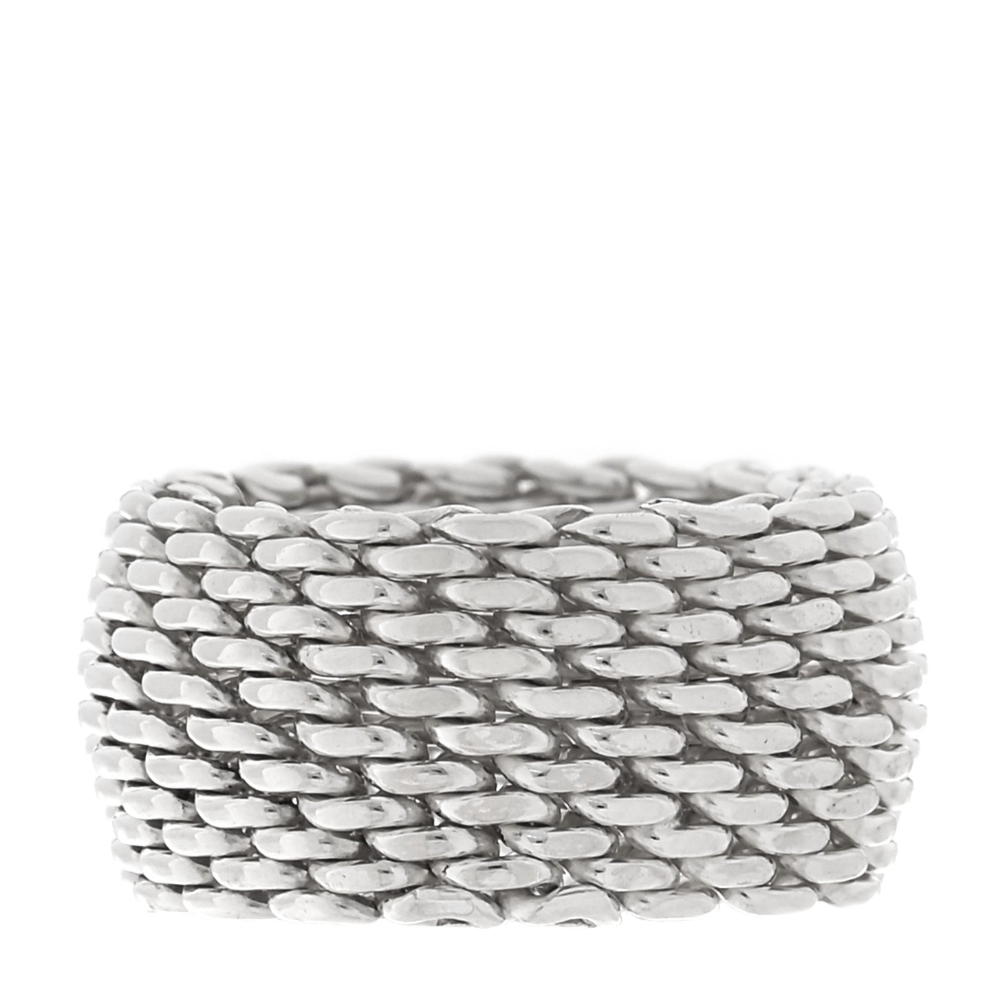 Sterling Silver Somerset Mesh Ring 46 3.75