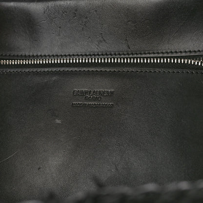 Saint Laurent Raffia Medium Panier Bag Black 6 of 12