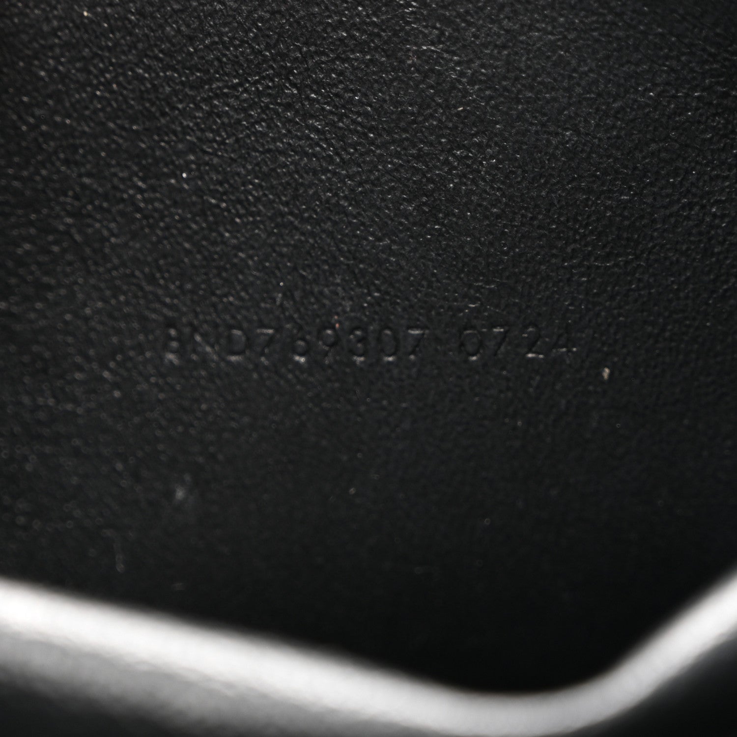 Saint Laurent Grained Lambskin Cassandre Envelope Pouch Black 7 of 8