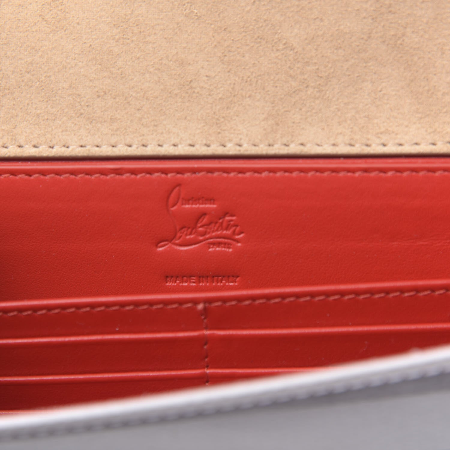 Christian Louboutin LOUBOUTIN Calfskin PVC Loubicouture Vero Dodat Clutch Black White Yellow 7 of 10
