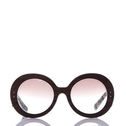 Prada Wooden Baroque Sunglasses SPR 27R Tortoise Dark Brown 2 of 7