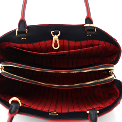 Louis Vuitton Empreinte Montaigne MM Marine Rouge 5 of 10