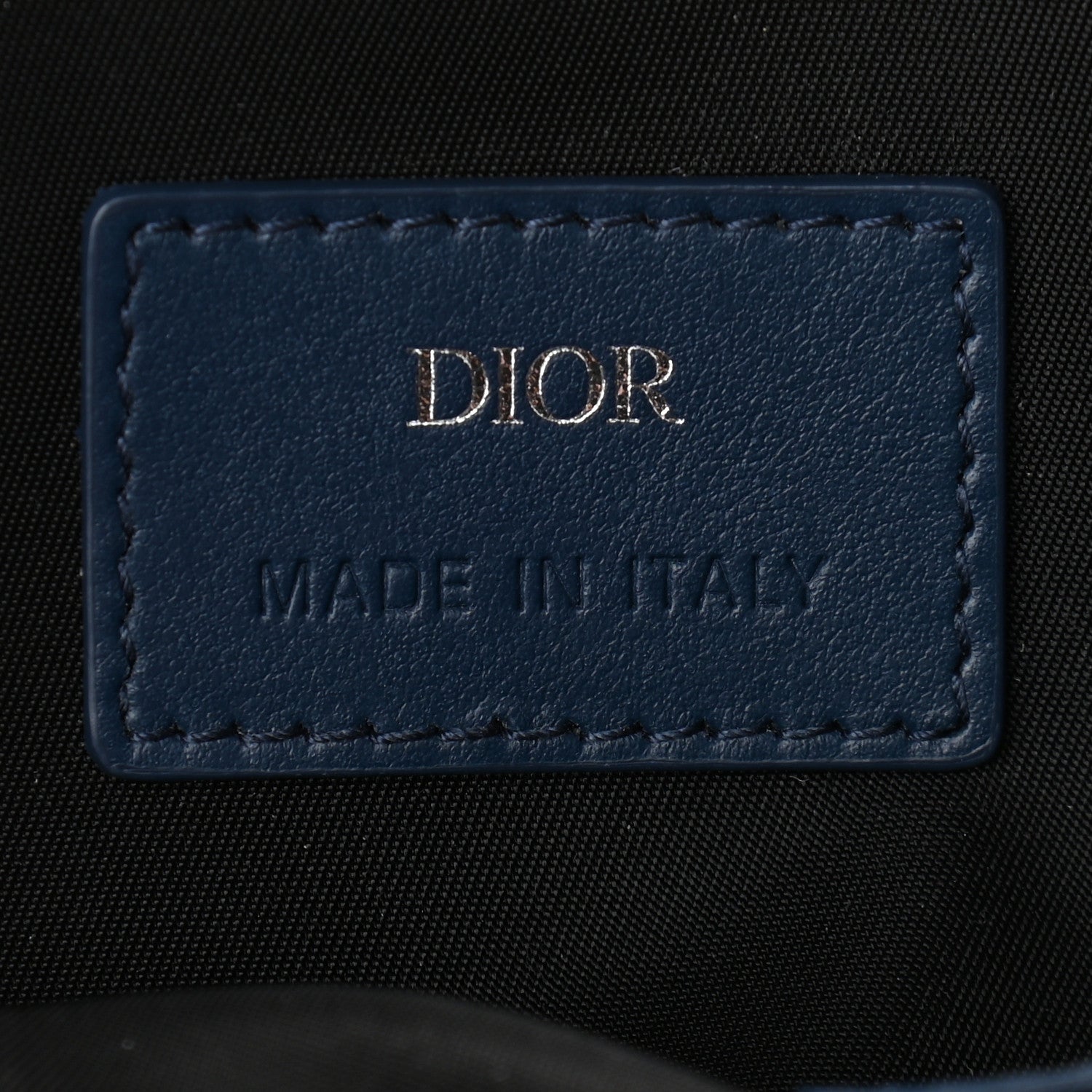 Christian Dior Calfskin Oblique Galaxy Perforated World Tour Messenger Pouch Blue White 6 of 10
