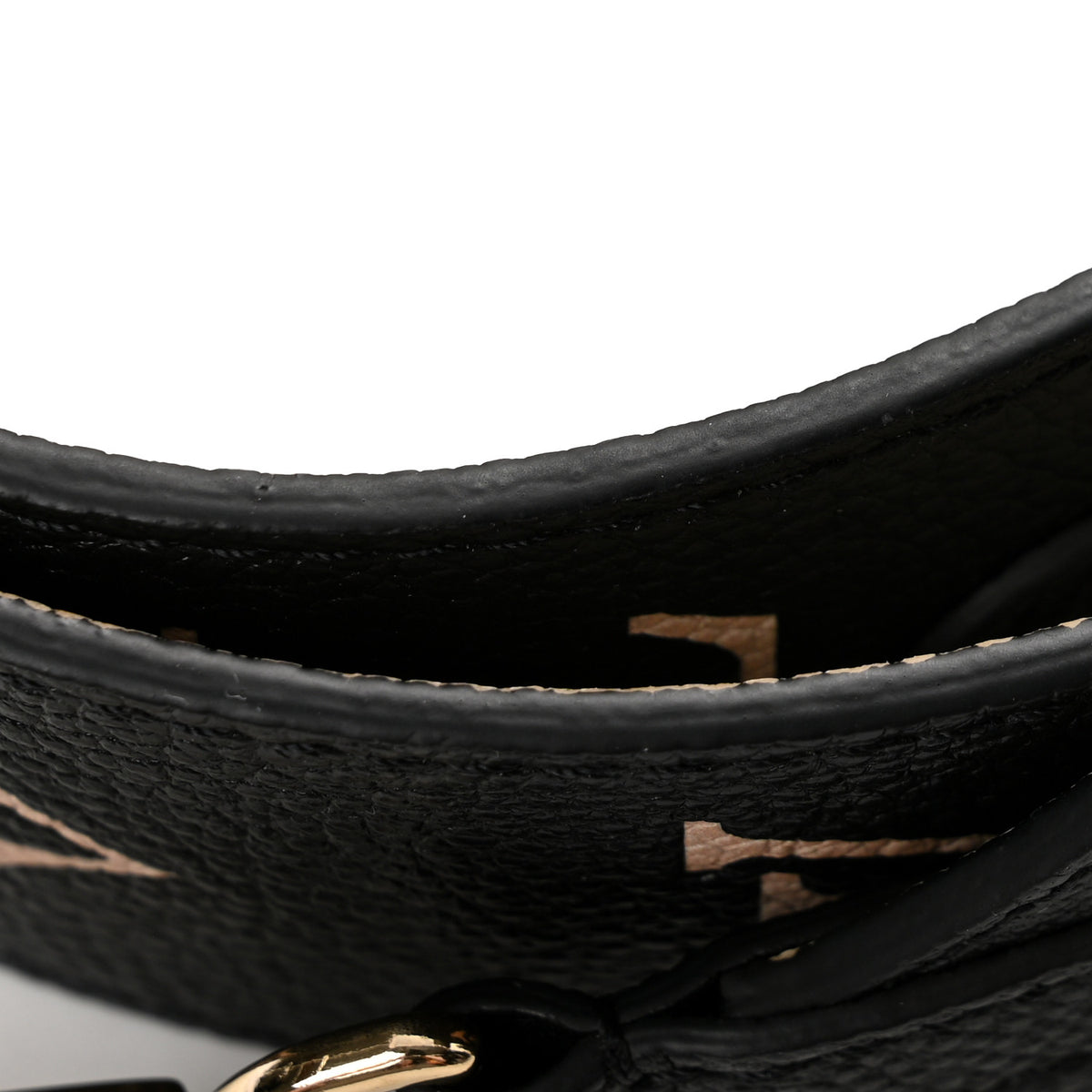 Louis Vuitton Empreinte Monogram Bandouliere Shoulder Strap Black Beige 6 of 7