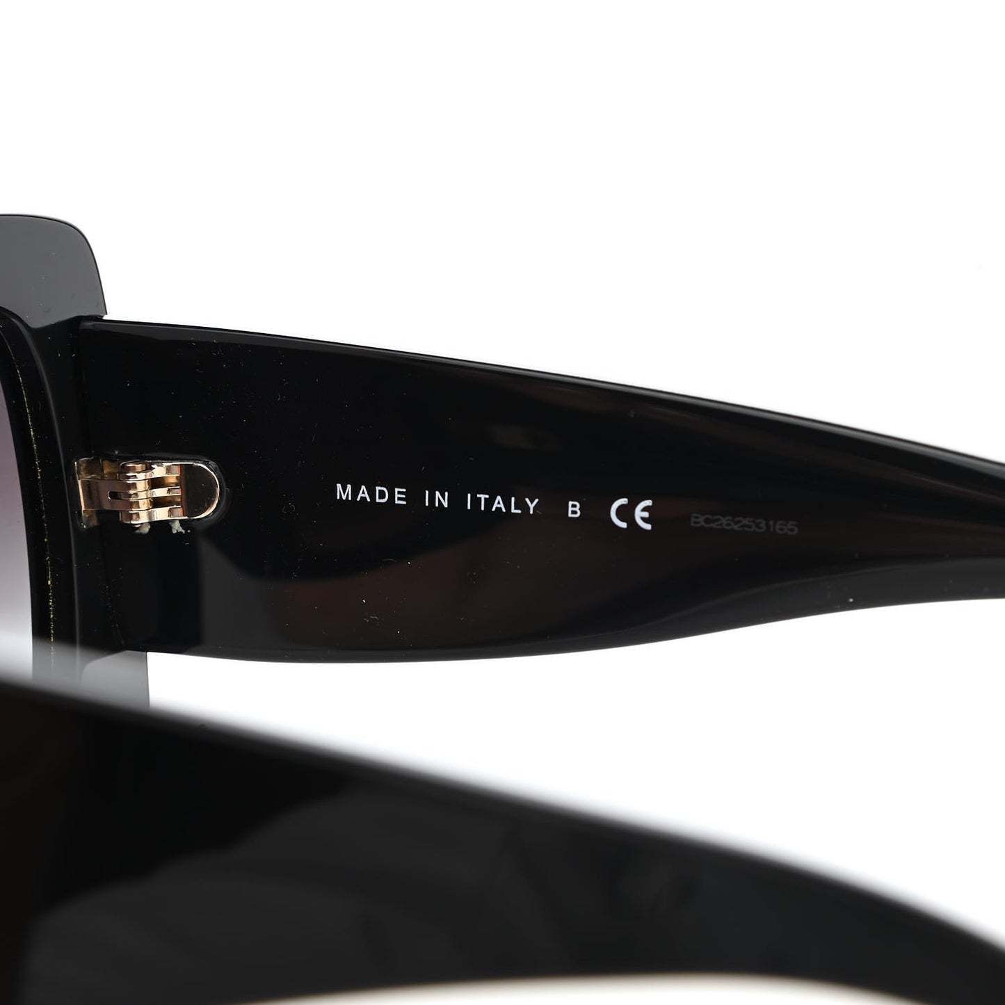 Acetate Rectangle Sunglasses 5435 Black