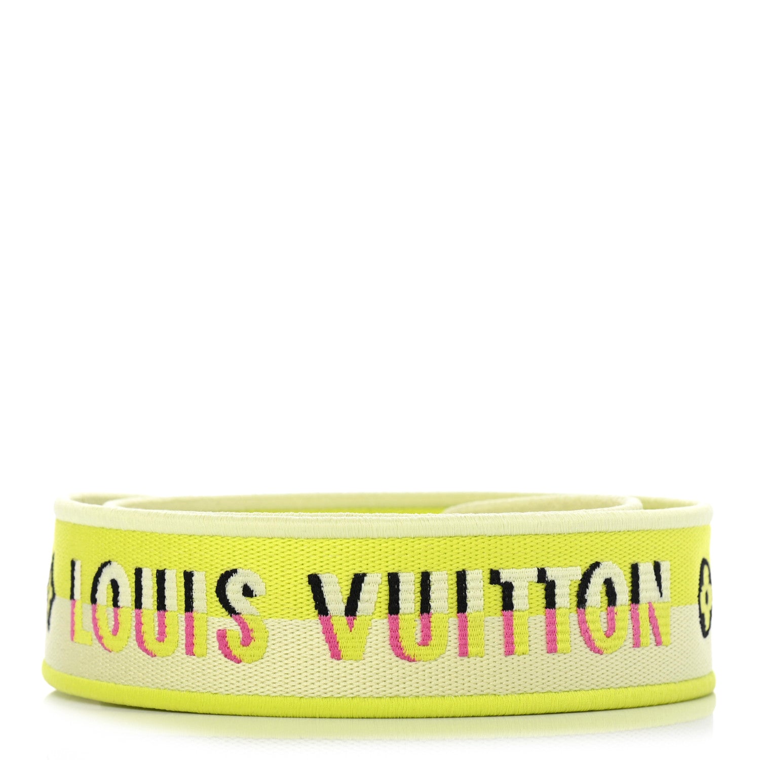 Louis Vuitton Jacquard Alma BB Shoulder Strap Yellow Citron 2 of 4