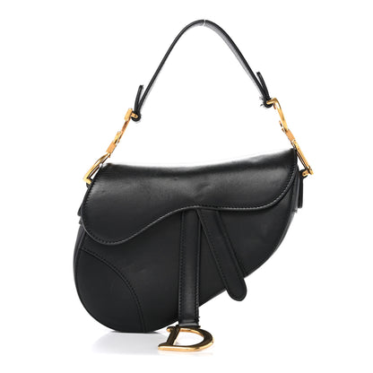 Christian Dior Calfskin Mini Saddle Bag Black 1 of 13