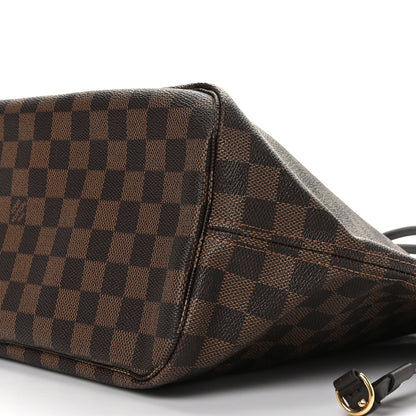 Louis Vuitton Damier Ebene Neo Neverfull MM Rose Ballerine 8 of 8
