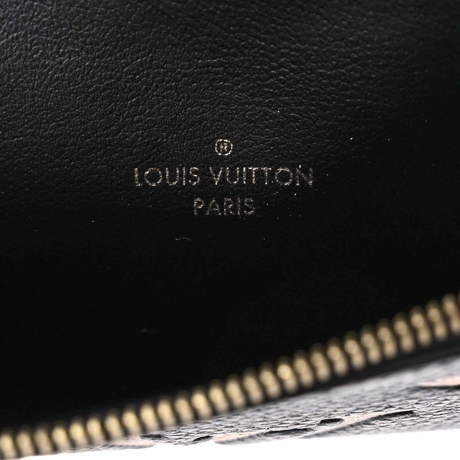 Louis Vuitton Empreinte Monogram Giant Crafty Pochette Felicie Zippered Insert Black 6 of 6