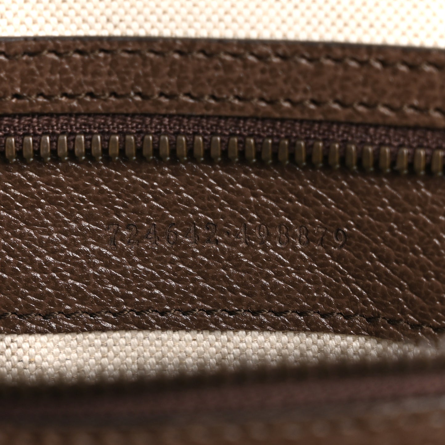 GG Supreme Monogram Textured Dollar Calfskin Web Medium Savoy Duffle Bag Beige Ebony New Acero
