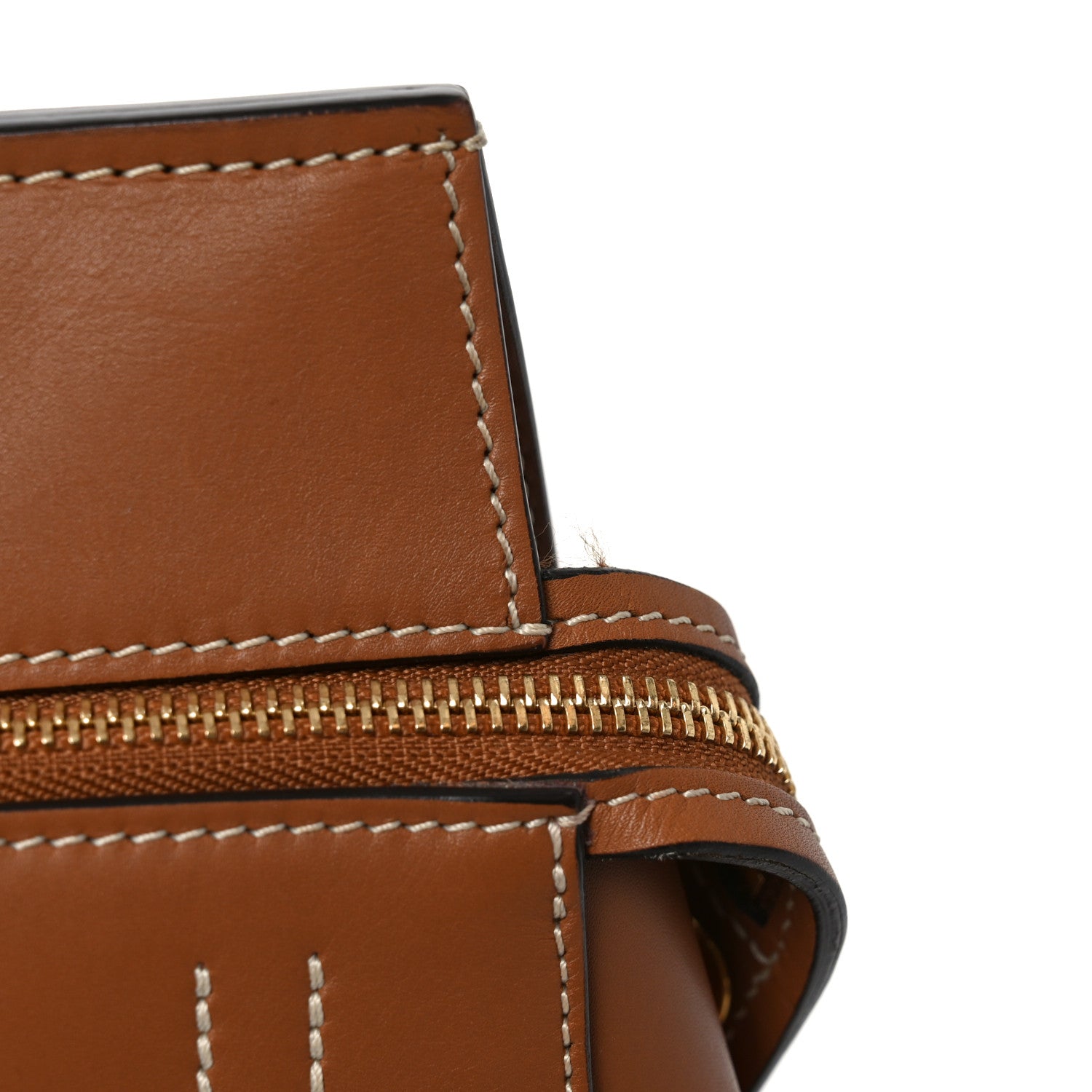 Celine Smooth Calfskin Medium Edge Shoulder Bag Camel 10 of 11