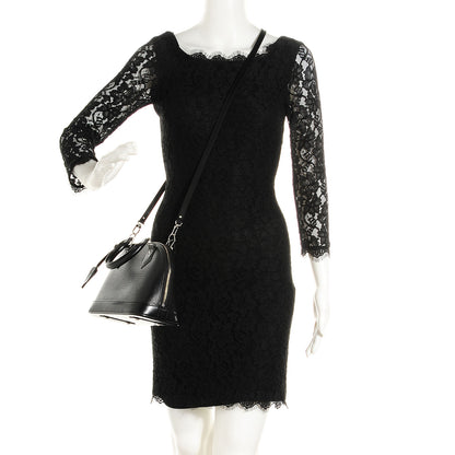 Louis Vuitton Epi Alma BB Black 2 of 8