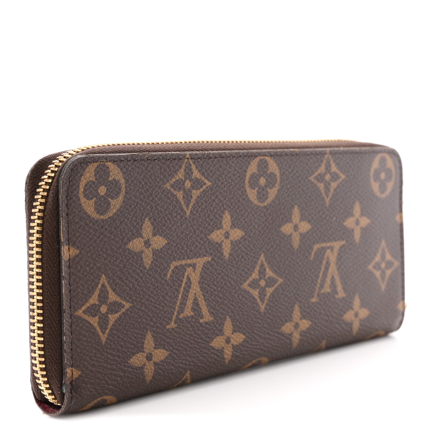 Monogram Clemence Wallet Fuchsia