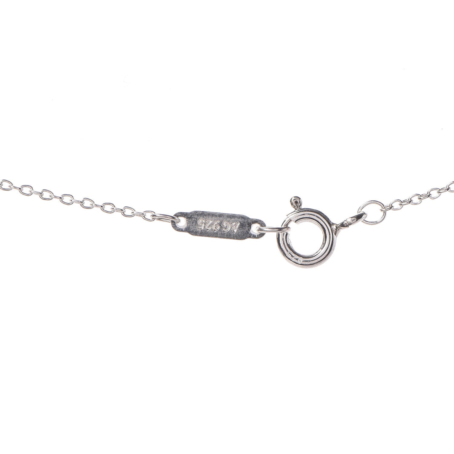 Tiffany Sterling Silver Twist Knot Pendant Necklace 5 of 6
