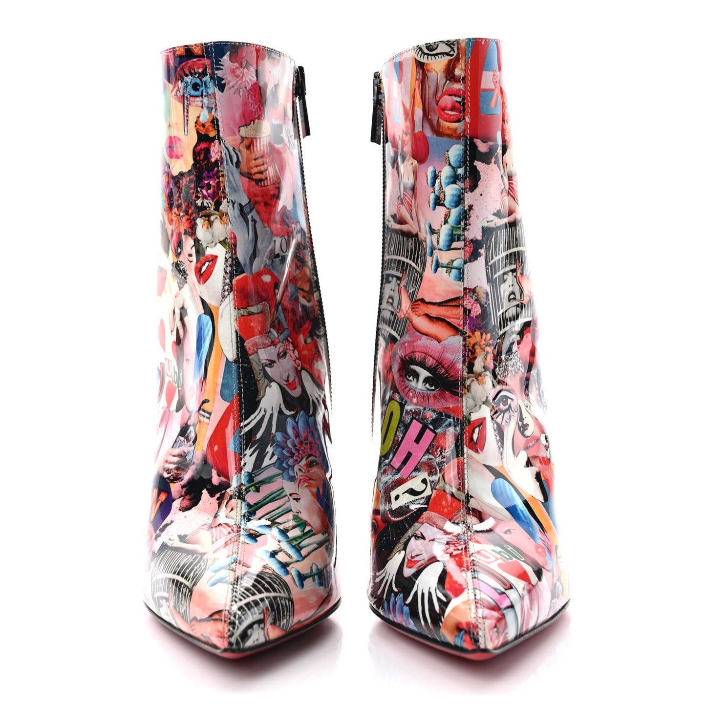 Patent Oh Xtian So Kate Booty 100 Ankle Boots 39.5 Multicolor