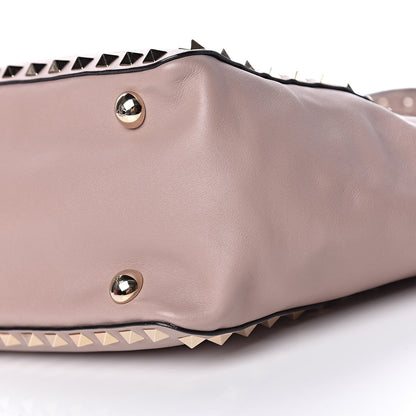 Valentino Garavani Vitello Small Rockstud Tote Poudre 10 of 12