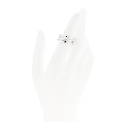 Bulgari 18K White Gold B.Zero1 Legend Three-Band Ring 53 6.25 2 of 7