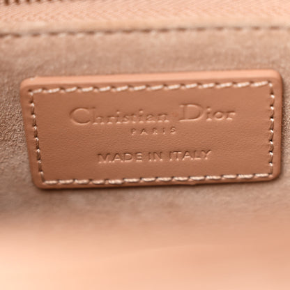 Christian Dior Calfskin Cannage Diamond Small My ABCDior Lady Dior Rose Des Vents 6 of 14