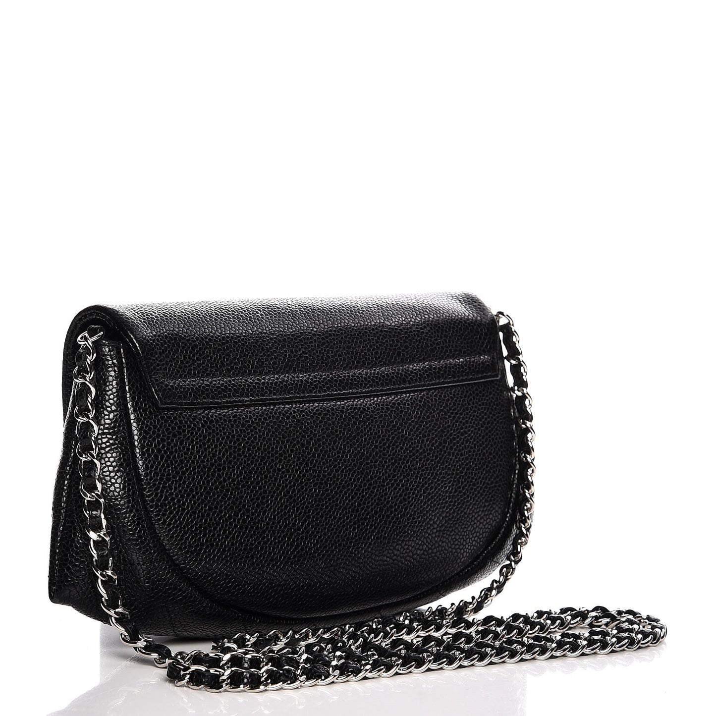 Caviar Half Moon Wallet On Chain WOC Black