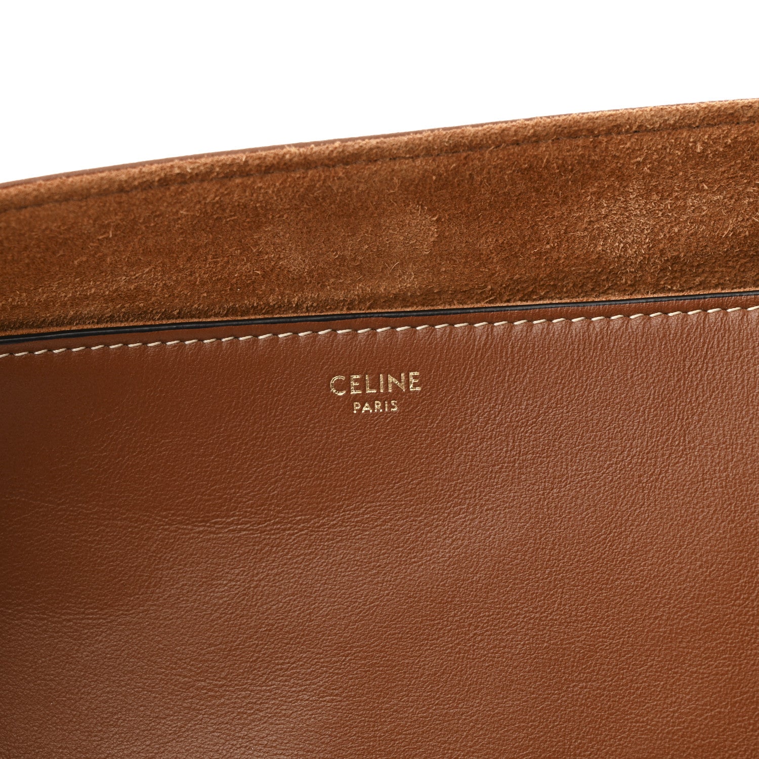 Celine Calfskin Large Soft 16 Bag Tan 7 of 12