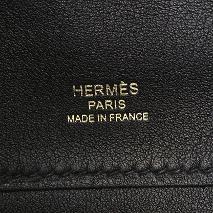 Hermes Swift Kelly Cut Clutch Pochette Black 6 of 7