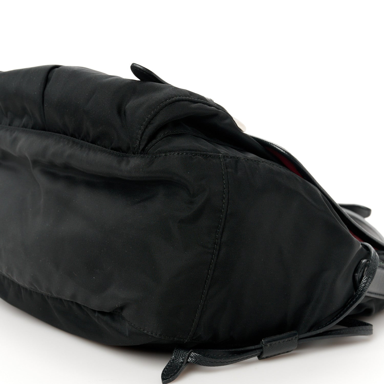 Prada Nylon Vela Sport Saffiano Messenger Bag Black 11 of 11