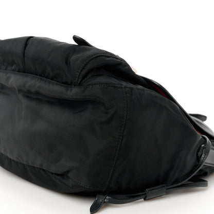 Prada Nylon Vela Sport Saffiano Messenger Bag Black 11 of 11