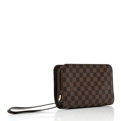 Louis Vuitton Damier Ebene Pochette Saint Louis Clutch 3 of 10