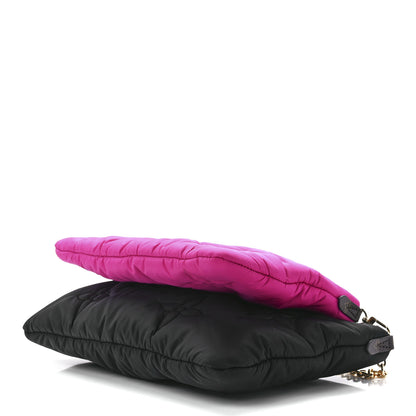 Louis Vuitton Econyl Monogram Pillow Maxi Multi Pochette Accessories Black Fuchsia 10 of 12