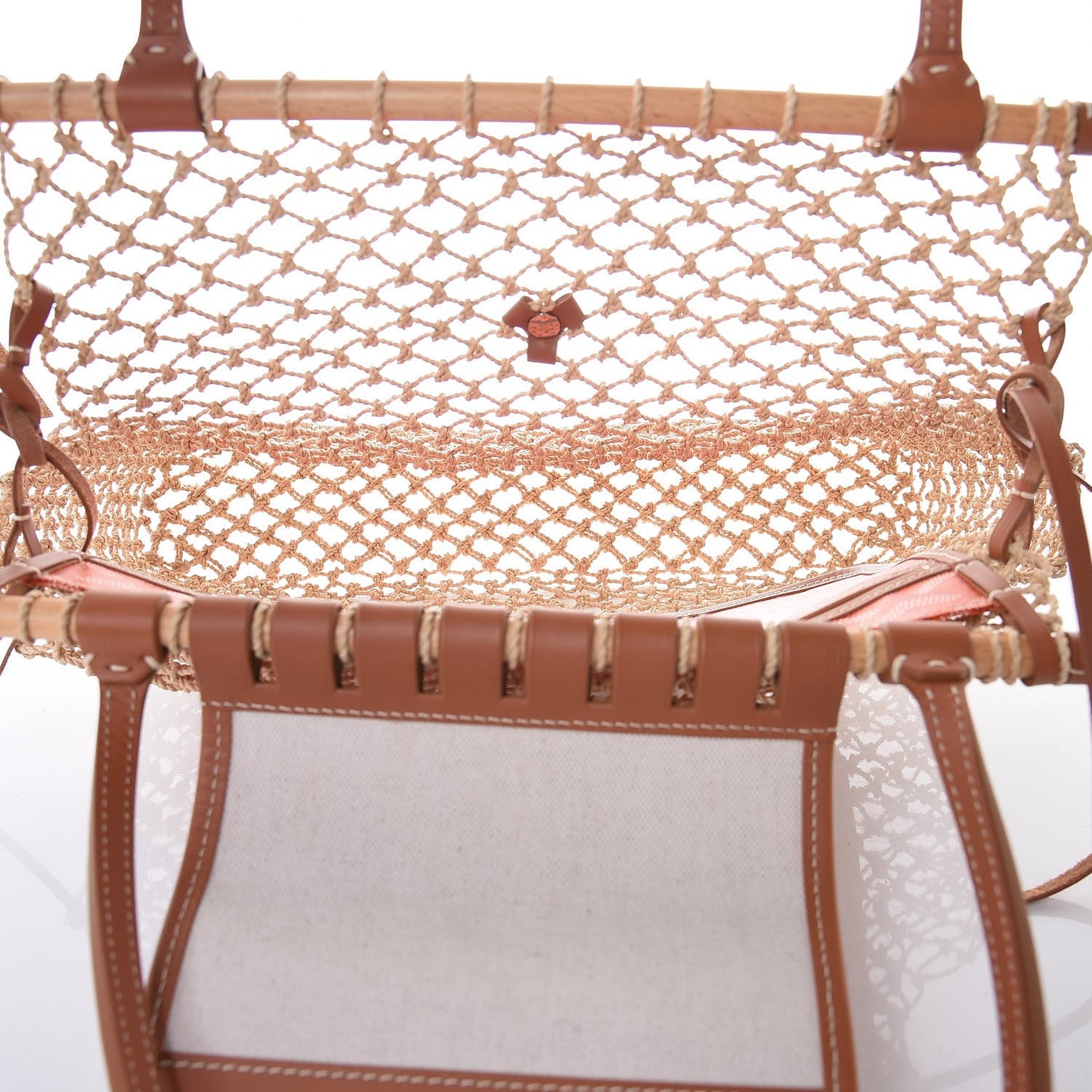 Goyardine Net Aligre Tote Orange