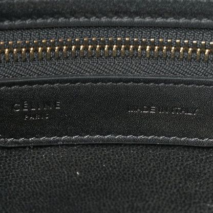 Celine Drummed Calfskin Nubuck Micro Tri-Color Luggage Ruby 5 of 9