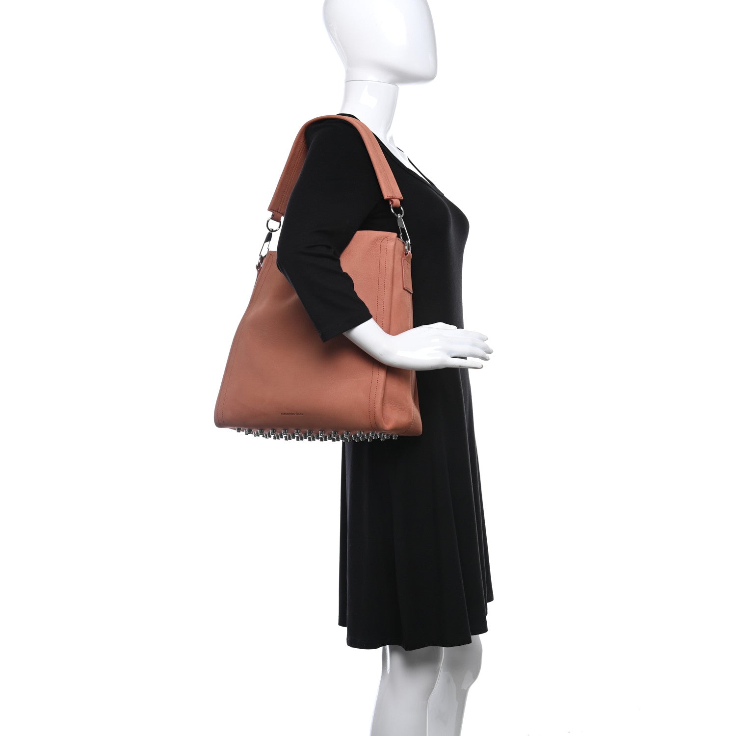 Alexander Wang Nubuck Darcy Hobo Terracotta Silver Hardware 2 of 9