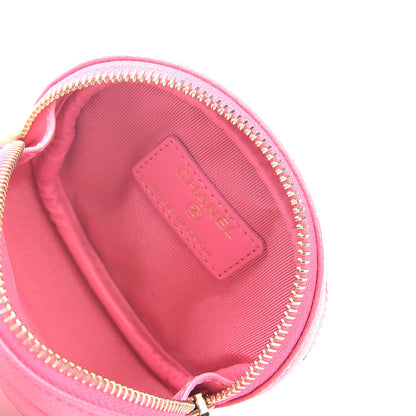 Chanel Caviar Quilted Zip Around Classic Coin Purse Pink 4 of 4