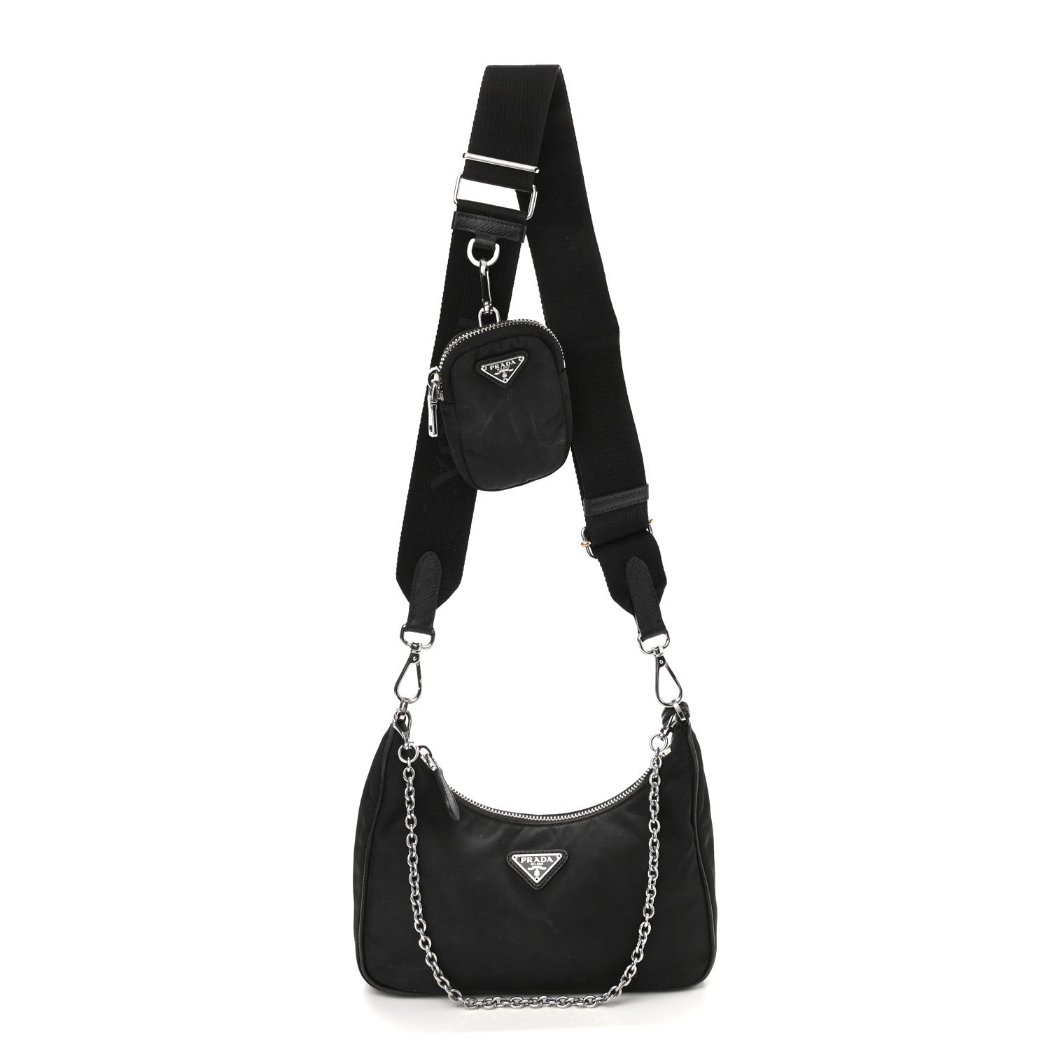 Prada Nylon Re-Edition 2005 Shoulder Bag Black 1 of 14