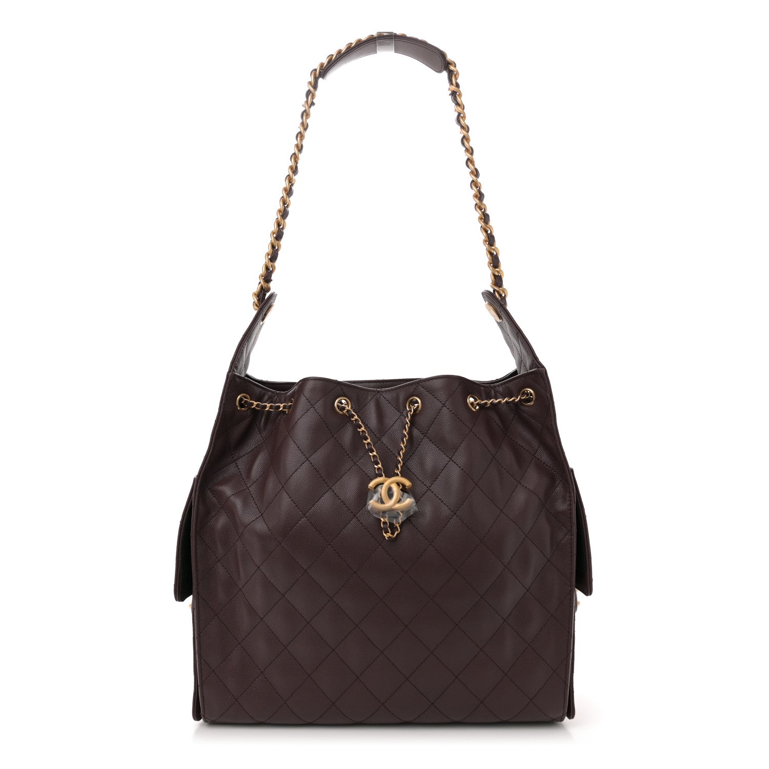 Chanel Caviar Quilted Medium Chanel 25 Handbag Dark Brown 1 of 11