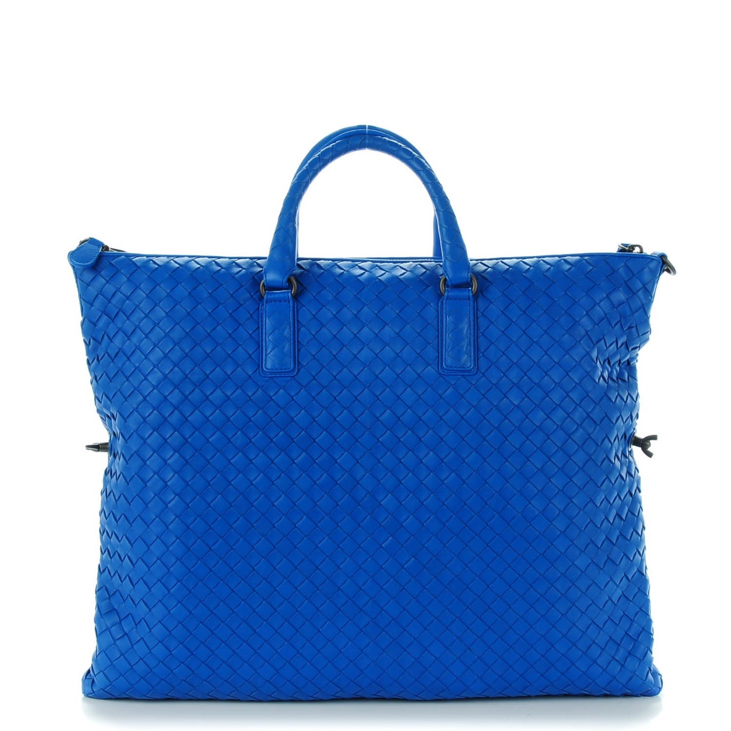 Nappa Intrecciato Medium Convertible Tote Bleuette