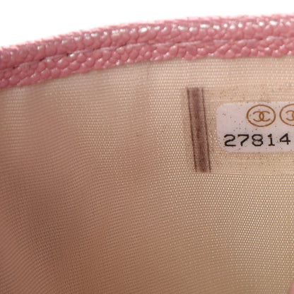 Chanel Iridescent Caviar Quilted Card Holder Rose Pink 8 of 9