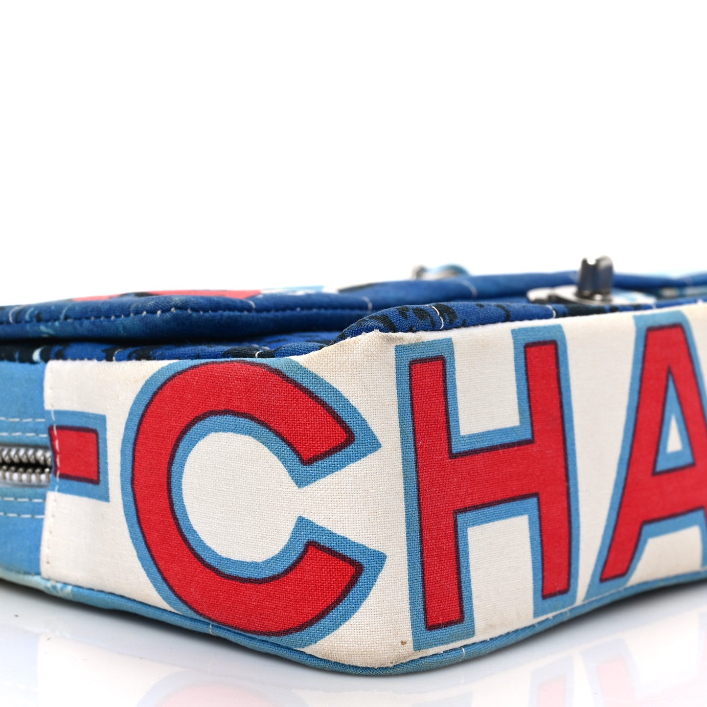 Canvas Square Quilted Surf Flap Multicolor
