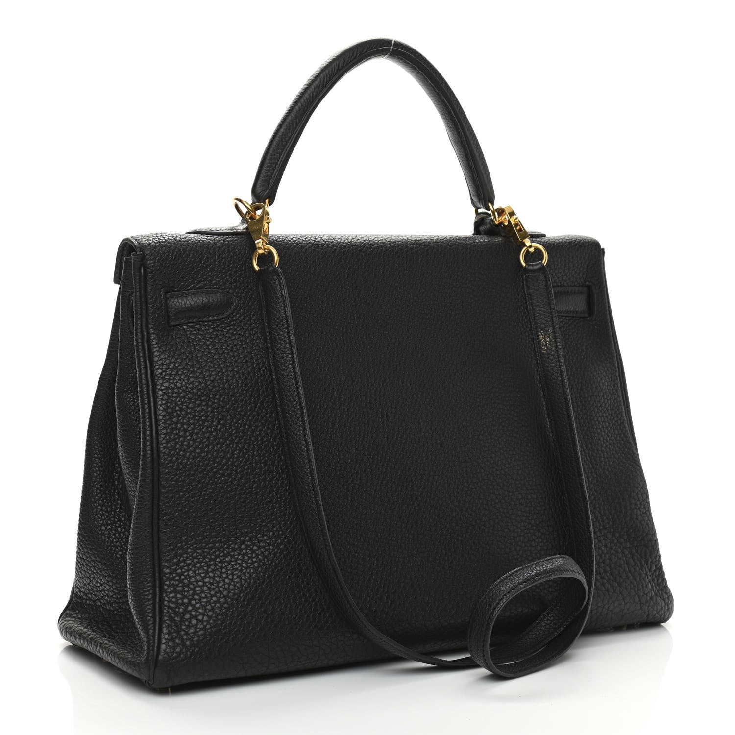 Hermes Taurillon Clemence Kelly Retourne 35 Black 2 of 13