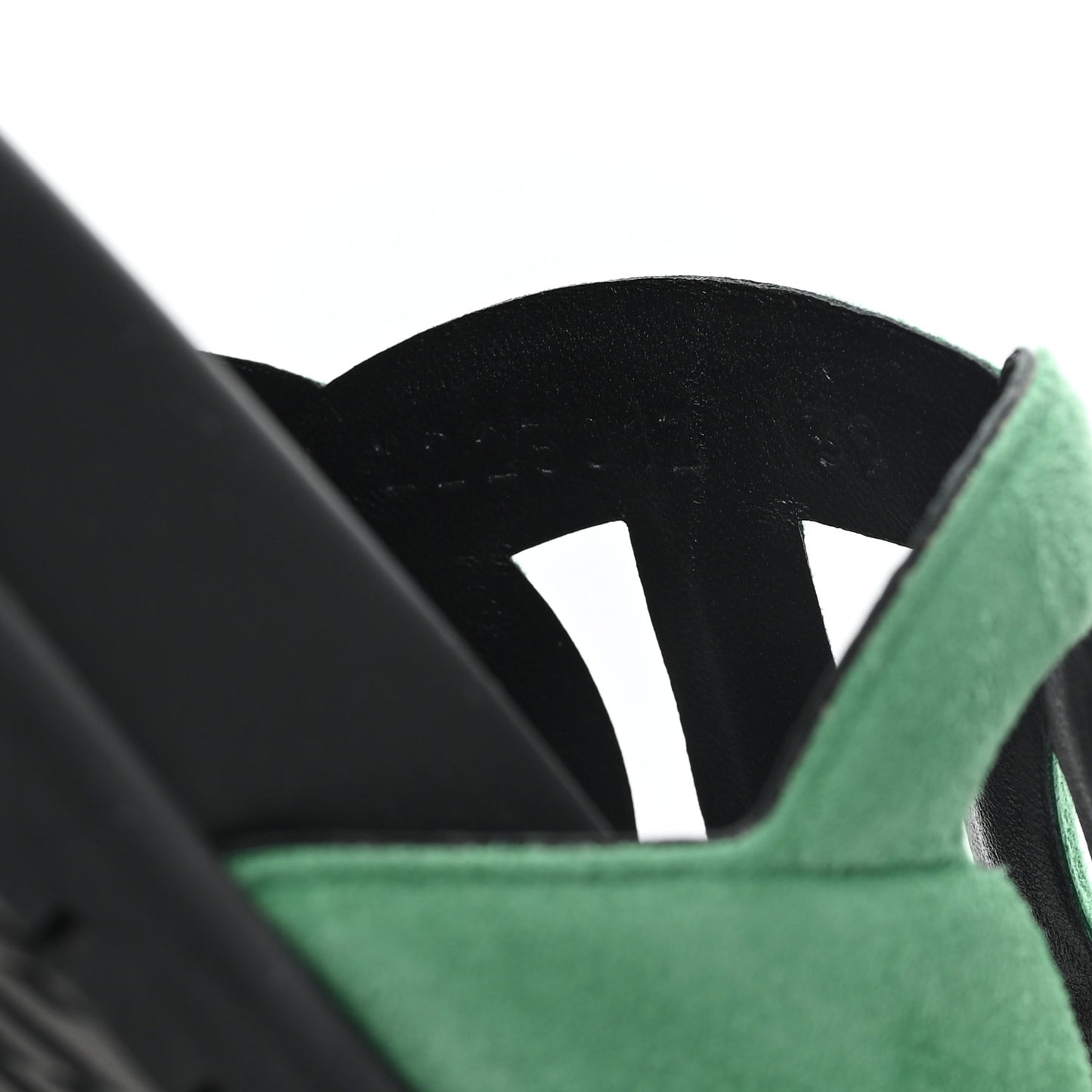 Suede Goatskin Extra Sandals  39 Vert