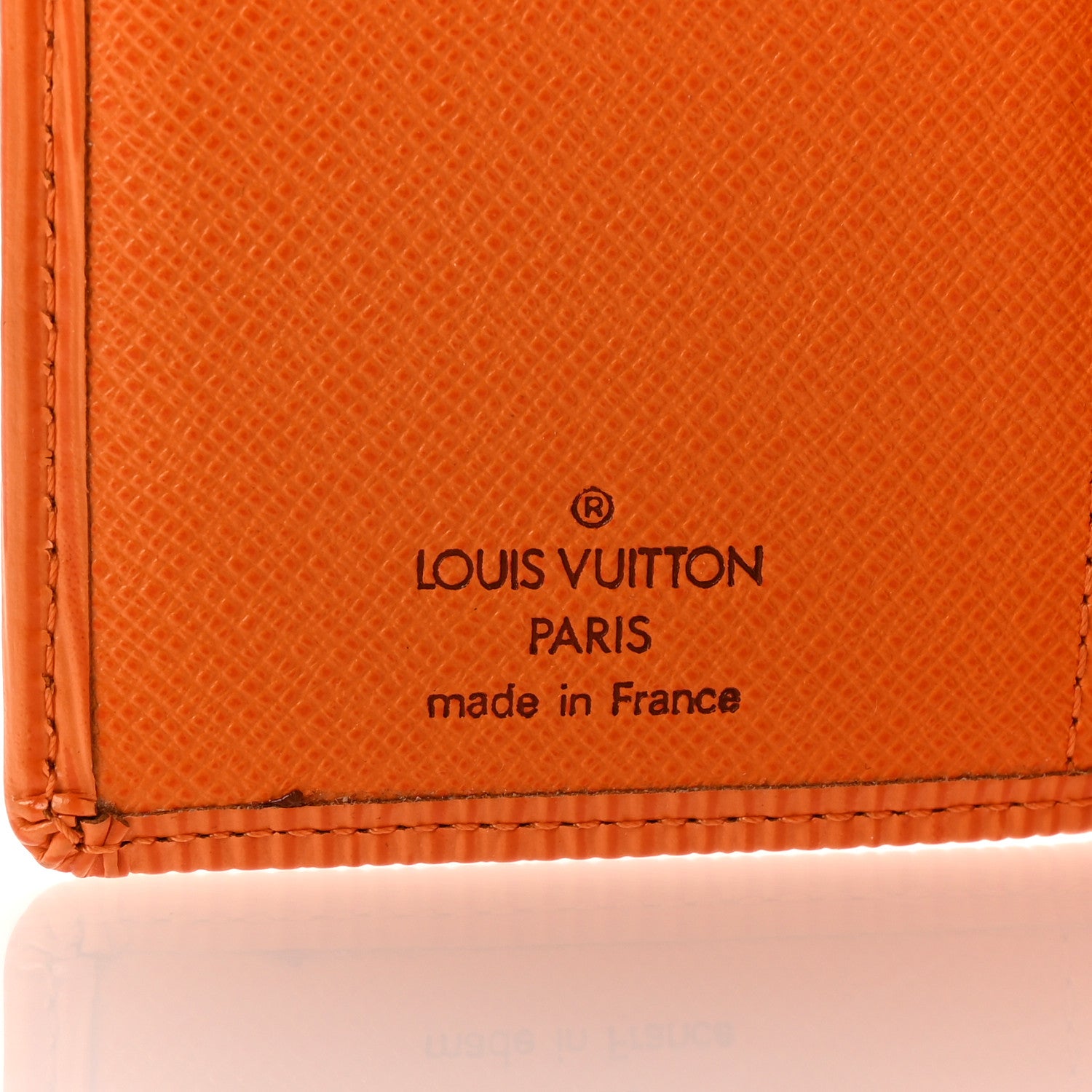 Louis Vuitton Epi French Purse Wallet Mandarin 6 of 7