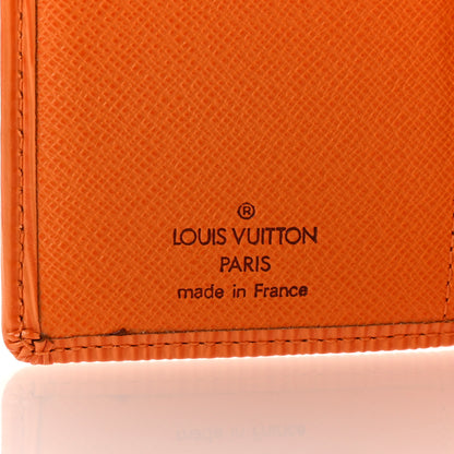Louis Vuitton Epi French Purse Wallet Mandarin 6 of 7