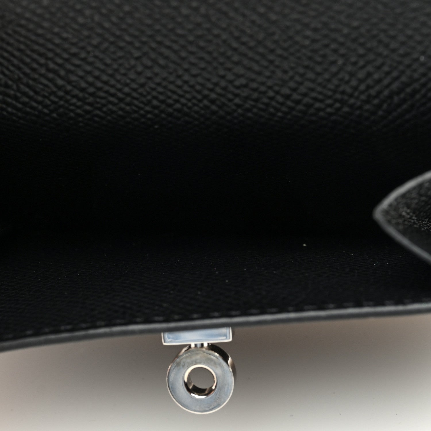 Hermes Epsom Kelly Pocket Compact Wallet Black 5 of 8
