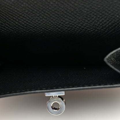 Hermes Epsom Kelly Pocket Compact Wallet Black 5 of 8