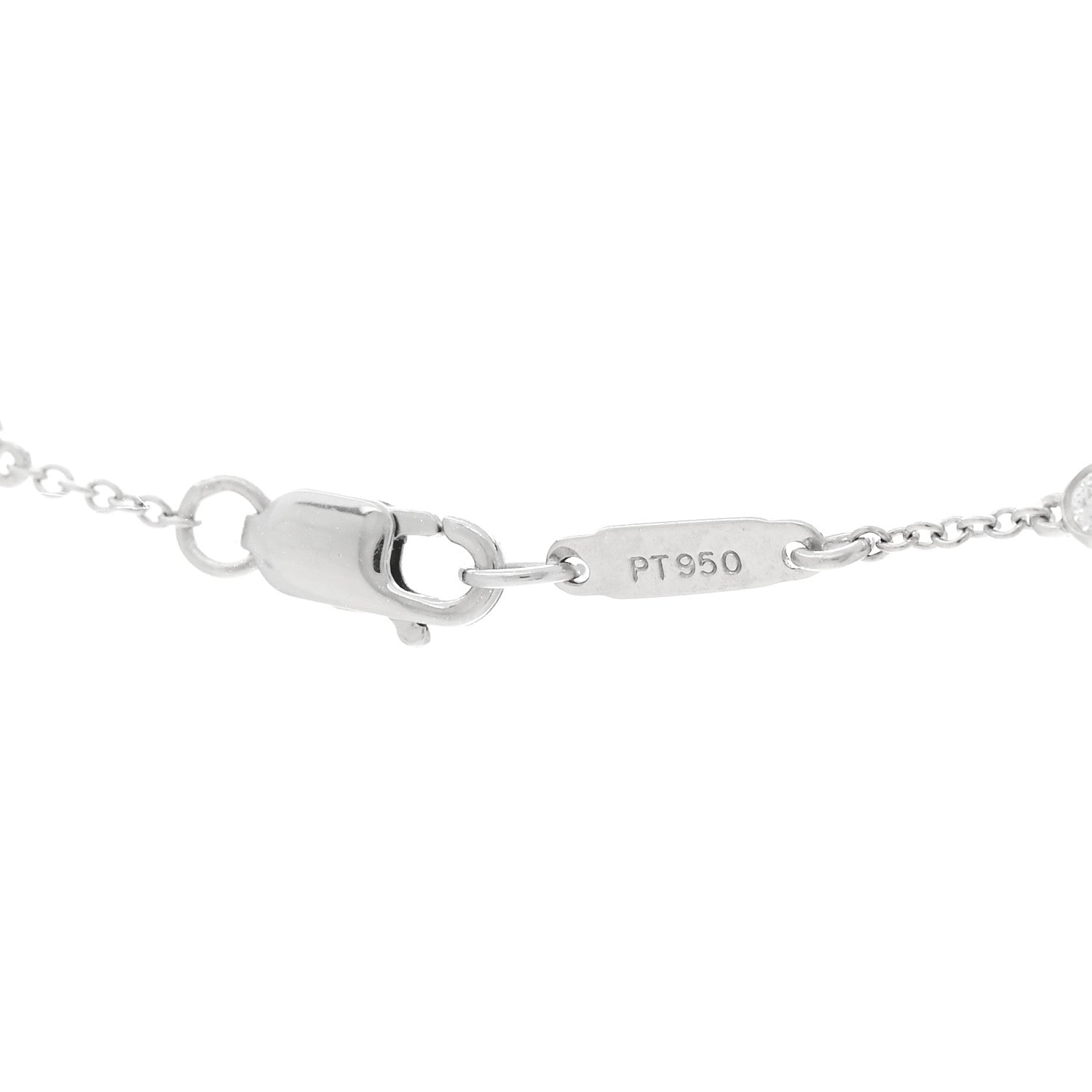 Tiffany Platinum Diamond Star Drop Necklace 5 of 6